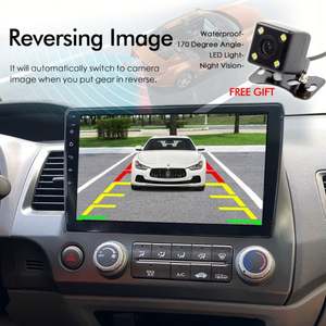 Radio para Auto con CarPlay y Voz AI de 8GB+128GB para Honda Civic 8 FK FN FD 2005-2012, Navegación GPS, Android 13, Reproductor Multimedia de Video 2Din - Product Image 2