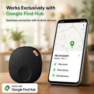 Pencari Kunci Android Smart Tag Kompatibel dengan Google Find Hub Tahan Air IP67