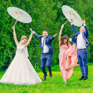 Parasol en papier blanc pour adultes, parapluie à dessiner soi-même pour décorations de mariage, ouverture manuelle facile, accessoires photo populaires, artisanat - Product Image 3