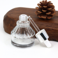 OEM ODM 30ml 1oz Flacon compte-gouttes en verre vide pour lotion à barbe, huile pour le visage et le corps, essence liquide, huile bronzante cosmétique
