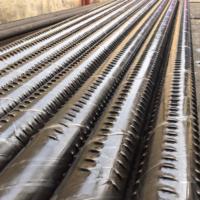 Tuyau filtrant ondulé galvanisé le plus vendu au Pérou pour le forage de puits, avec soudure longitudinale en spirale