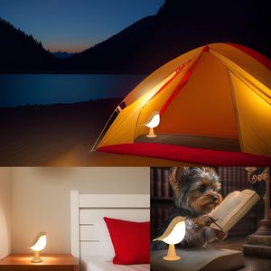 Creative Bird <b>Lamp</b> Portable Gift Night Light <b>USB</b> Rechargeable Decorative Table <b>Lamp</b> - Product Image 6