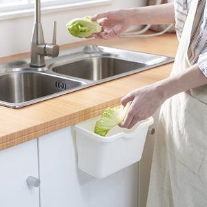 Kitchen <b>Cabinet</b> Door Hanging Trash Can 4L Below Rectangular Plastic Wall Mounted Indoor Use - Product Image 4