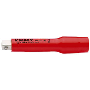 Barra de extensión Knipex de 3/8 pulgadas con accionamiento cuadrado interno y externo, aislada para 1000V, fabricada en Alemania. - Product Image 1