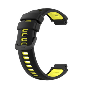 Correa <span class=keywords><strong>de</strong></span> Reloj <span class=keywords><strong>de</strong></span> Silicona <span class=keywords><strong>de</strong></span> 22 mm, <span class=keywords><strong>Dos</strong></span> Tonos, Transpirable, Resistente al Agua y Duradera para Garmin Forerunner 220 230 235 620 630 735XT Approach S5 S20 - Product Image 4
