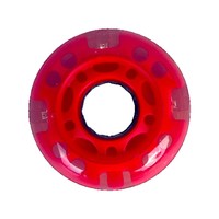 Roues de patins à roulettes lumineuses à double rangée en PU silencieuses et résistantes à l'usure pour les enfants de 3 à 6 ans
