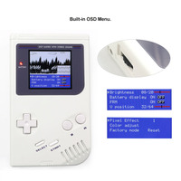 Hispeedido 36 Retro Pixel Color pour DMG GB IPS V5 Pro Kits d'écran LCD Haute luminosité Sans soudure pour console Gameboy
