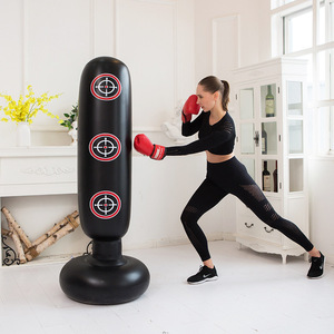 Mori Yuho - Pilar de Boxeo Inflable de 160 cm, Saco de Arena para Fitness, Moldeación Corporal, Artes Marciales y Defensa Personal - Product Image 1