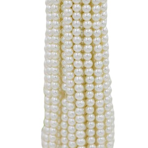 Loose Pearls Round Shape Off White Pure White For Jewelry Making DIY Necklace <b>Bracelet</b> Earring Accessories - Product Image 5