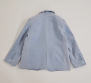 Beau <span class=keywords><strong>petit</strong></span> garçon britannique costume formel <span class=keywords><strong>gilet</strong></span> pour enfants solide Piano passerelle Performance mariage fleur garçon Blazer uniformes - Product Image 3