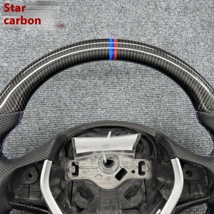 Volante de Fibra de Carbono Personalizado Directo de Fábrica con Mejora de Cuero para Modelos Mini Serie 3 Chasis F M2 X3 Serie 3 F C - Product Image 2