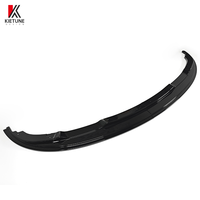 KIETUNE E90 E91 Spoiler Depan Mobil Lip Bumper Performance Look Gloss Black untuk BMW Seri 3 Body Kit Aksesoris Mobil 2009-2011