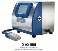Imprimante jet d'encre reconditionnée D AX150i pour impression industrielle, imprimante jet d'encre à code de lot à bas prix, imprimante jet d'encre Cij