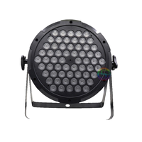 Lumière stroboscopique professionnelle 18*1W RGB LED lumières de scène Disco d'intérieur avec télécommande IP65 pour les fêtes et l'éclairage PAR DJ