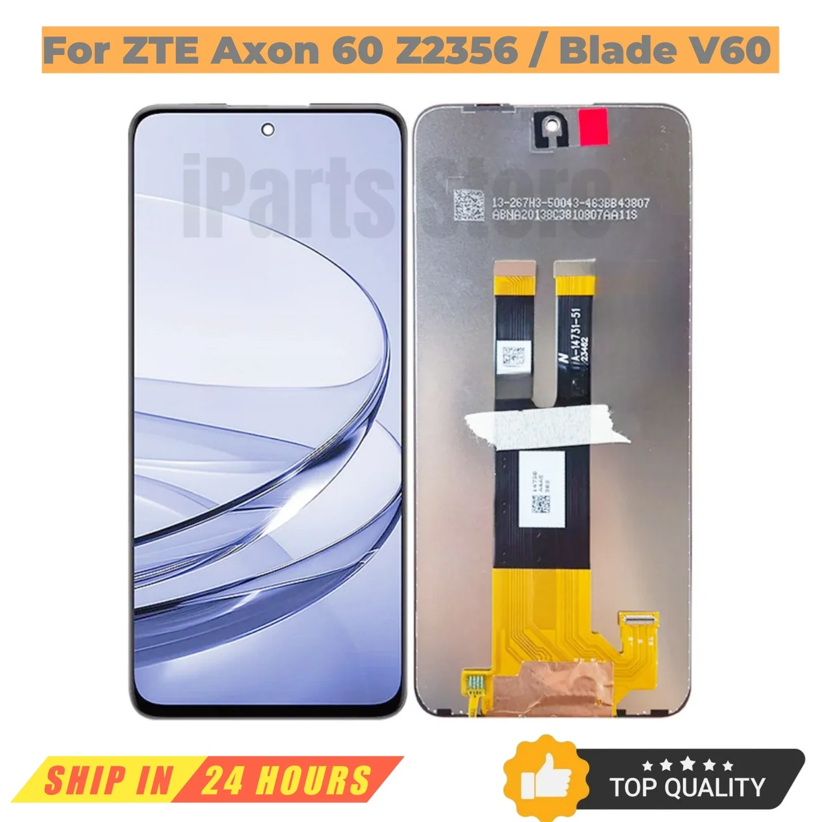 Iparts Display for ZTE Axon 60 - 6.72 Inch LCD Touch Screen
