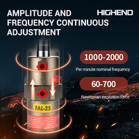 Vibrateur pneumatique linéaire FAL-8-60 personnalisable, sans lubrification, pour équipement industriel