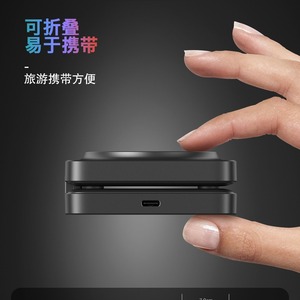 Cargador inalámbrico 3 en 1 de 15W para teléfonos Apple y Android, carga rápida, soporte plegable multifuncional. - Product Image 4