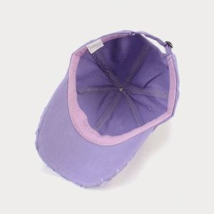 Gorra de Béisbol Desgastada de Estilo Nuevo para Hombre y Mujer, Gorra Casual de Papá de 6 Paneles, Gorra Deportiva Sin Estructura - Product Image 4