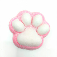 Jouet anti-stress en peluche patte de chat mignon, à ressort lent, pour soulager et décompresser, simulation de patte d'animal