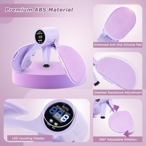 CZFIT Entraîneur de cuisses, Appareil d'exercice du plancher pelvien, Entraîneur de cuisses interne pour femmes et hommes, Entraîneur de cuisses à clipser pour bras, jambes et fessiers - Product Image 5