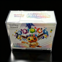 Boîte de rangement en plastique PVC 0,5 mm PTCG avec fond à verrouillage automatique, étui en PVC pour ETB