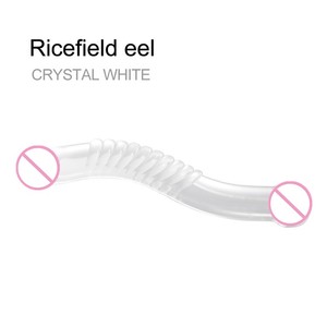 2 Styles Vegetable-Style Crystal Glass Dildos for Female <strong>Masturbation</strong> Includes Anal Plug and <strong>Cucumber</strong> - Product Image 3