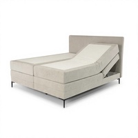 Lit à sommier électrique réglable OEM ODM, vente en gros d'usine, mobilier de chambre assorti, solution complète, expédition en conteneur mixte
