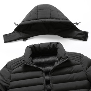 Custom Printed Mens Padded Coats Bubble Puffer <strong>Thick</strong> <strong>Fleece</strong> <strong>Jacket</strong> Warm Winter Men <strong>Jacket</strong> for Men - Product Image 5