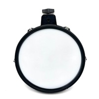 Batterie électronique de 10 pouces avec pad de batterie en maille à double zone, fonction d'entraînement silencieux réglable.