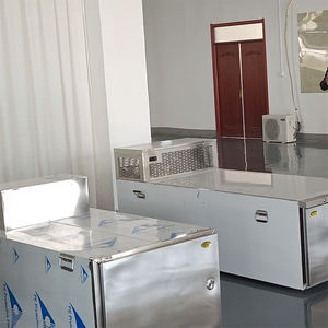 ตู้แช่เย็นสำหรับศพติดตั้งบนรถบรรทุก สำหรับงานศพ ผลิตจากสแตนเลสสตีลแบบยุโรป ใช้ในรถพยาบาล ป้องกันการเกิดน้ำแข็งเกาะ พร้อมระบบฆ่าเชื้อ - Product Image 6