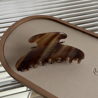 Pince à cheveux et pince requin en acétate faits main pour femme, style coréen, couleur Morandi, design simple, élégant et raffiné