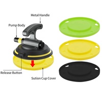 Nouveau design 4.5 "pouces ventouse ventouse verre marbre tuile ventouse avec poignée en T