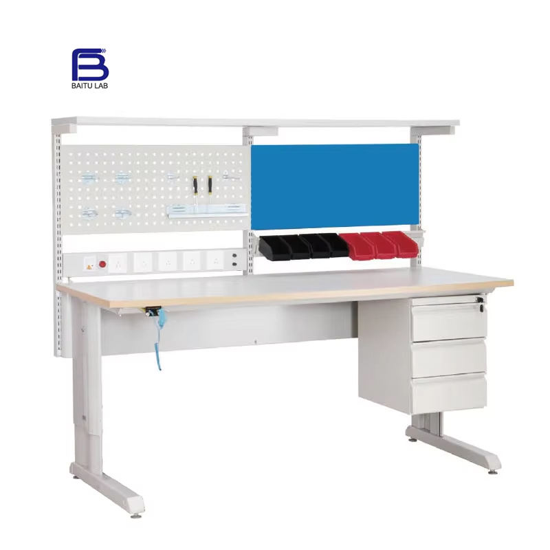 Heavy Duty ESD Workbench Steel Frame Anti-Static Surface for Laboratory ...