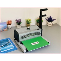 Machine à relier A4 Wire-O 34 trous 3:1, perforatrice manuelle 25 pages, compatible A3, équipement de reliure