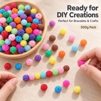 Perles d'imitation de perle d'automne et d'hiver, 10-20mm, en ABS, rondes, en forme de baie, pour la fabrication de colliers, de breloques de téléphone et de bijoux DIY, vente en gros