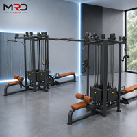 Máquina Profesional de Entrenamiento Funcional con Cable Cruzado, Equipo de Fuerza para Gimnasio Comercial: Lat Pulldown, Row Pull Up