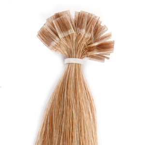 Extensiones de Cabello Europeo Pre-Adheridas con Queratina Sens Flat, Color 23 Rubio Claro Medio Extra Claro, 25 Mechones, 100% Cabello Remy - Product Image 1