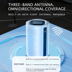 Routeur sans fil <span class=keywords><strong>2</strong></span>.4GHz et 5.8GHz double bande 3000 Mbps Taux 5g Wifi6 Routeur 5G Cpe Double emplacement Sim avec antennes internes pour la maison - Product Image 2