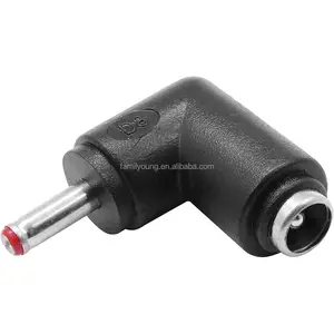 DC Power Connector Adapter 90 Degree Angle 3.5*1.35mm Male to 5.5*2.1mm Female Jack Converter DC 5521 to 35135 Power Adapter