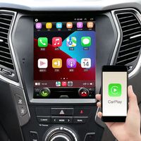 Autoradio Android Écran Tesla Lecteur DVD Vidéo pour Hyundai IX45/Santa Fe 2013 Système Audio de Voiture avec Plug and Play