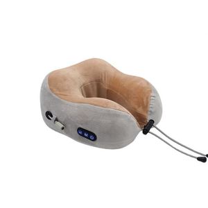 Multifunctional U-Shape Massage <b>Pillow</b> Sports Entertainment Instrument Kneading Vibration for Cervical Physiotherapy Massager - Product Image 1