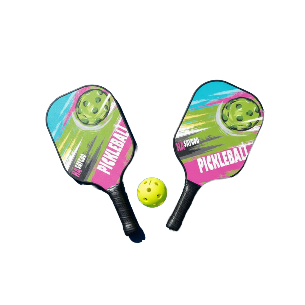 Hot Selling Portable Mini Adults Pickleball Racket Honeycomb Core Lightweight Convenient Fiberglass 23.5cm USAPA Certified