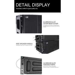 Système audio professionnel OBT-BLA208S, enceintes actives Line Array, impédance 8 ohms, audio professionnel, parlante professionnelle - Product Image 5