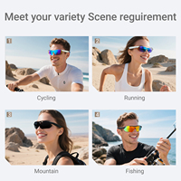 Lunettes audio d'extérieur, confortables, excellente qualité sonore, appels Bluetooth, traduction IA, musique, protection UV400, branches et plaquettes nasales réglables
