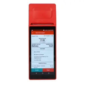 GOODCOM Touchscreen-POS-Systeme Android tragbare POS-Maschine mit Drucker für Online-Bestellmanagement