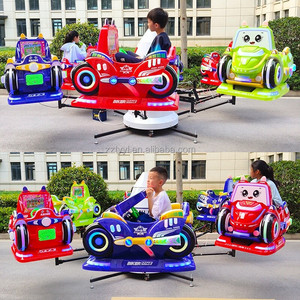 <span class=keywords><strong>Plaza</strong></span> Stall Playground Facility Outdoor Electric Rotating Lift-up Little Plane Glowing Juego <span class=keywords><strong>de</strong></span> conducción para niños Source Factory - Product Image 2