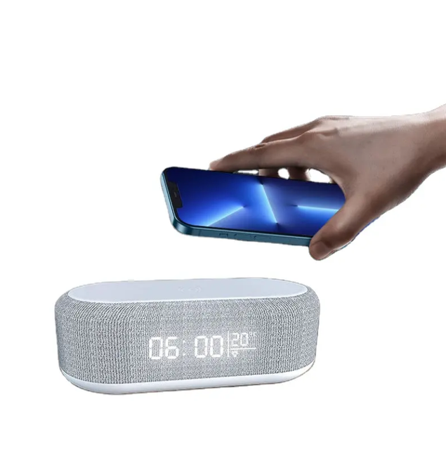 2026 Best Sellers Multi-Function Wireless Charger 4 in 1 10W 15W Wireless Charger With Digital Alarm Clock