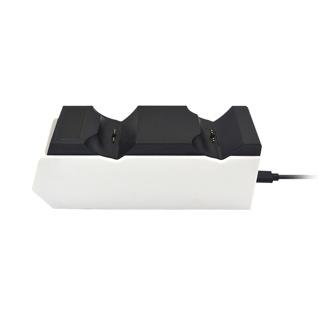 2024 New Wireless Gamepad Joystick Power Dock Double Controller Charging Station Dual Fast Charger Stand for PS5
