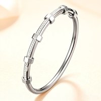 Pulsera de Trébol de Cuatro Hojas Negra Resoul, Acero Inoxidable y Titanio, Pulseras de Moda al por Mayor para Mujer