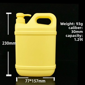 ขวดน้ำยาทำความสะอาด HDPE ขนาด <span class=keywords><strong>500</strong></span>-5000 มล. แบบขายส่ง พร้อมหัวปั๊ม สำหรับน้ำยาล้างจานและสารทำความสะอาด บรรจุภัณฑ์พลาสติก - Product Image 3